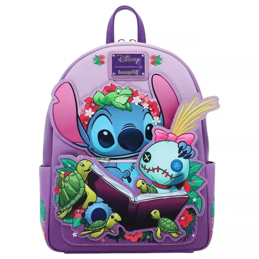 Disney Lilo & Stitch Scrump Reading Mini Backpack