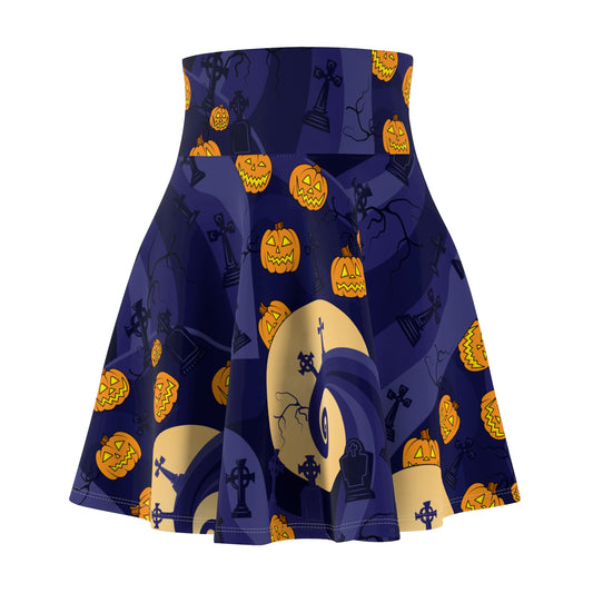 Disney Nightmare Before Christmas Jack's Hill Women's Skater Skirt