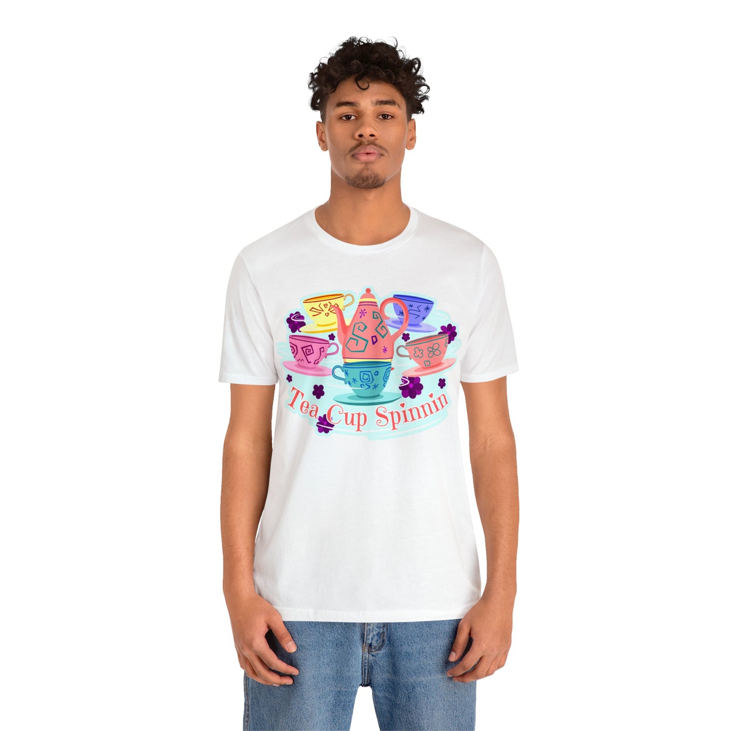 Tea Cup Spinnin Unisex Graphic Tee