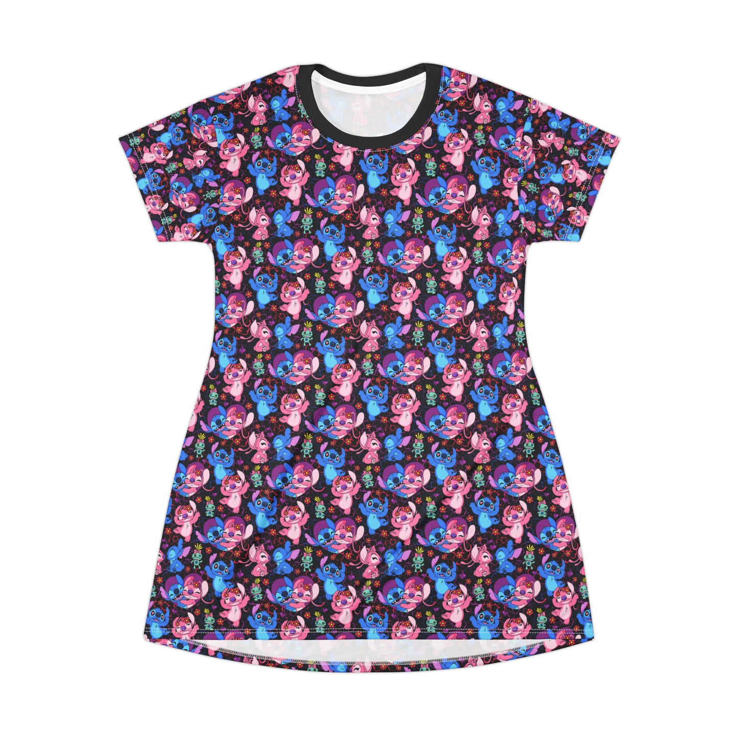 Disney Lilo And Stitch Angel Besties T-Shirt Dress