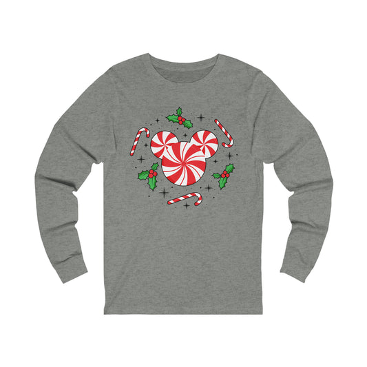 Peppermint Candy Long Sleeve Graphic Tee