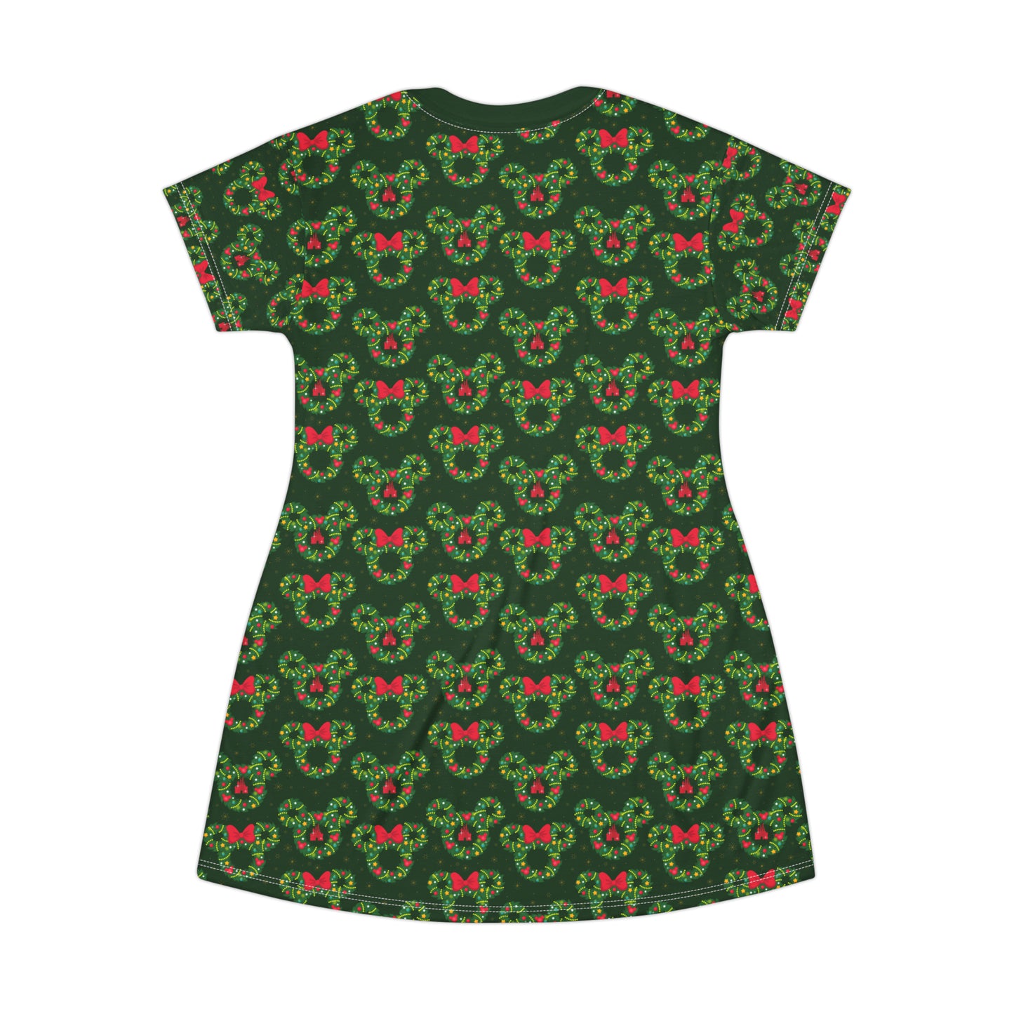 Christmas Wreaths T-Shirt Dress