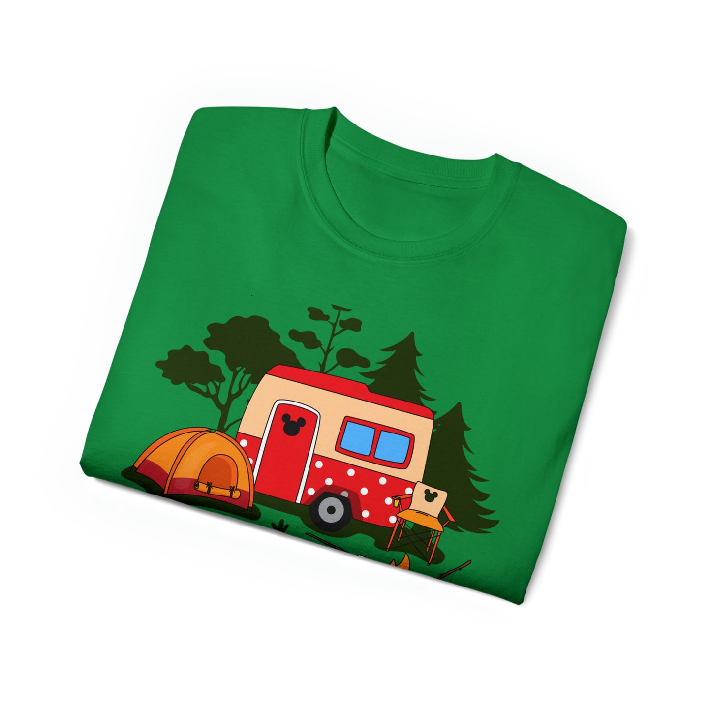 I'd Rather Be Camping Unisex Graphic Tee