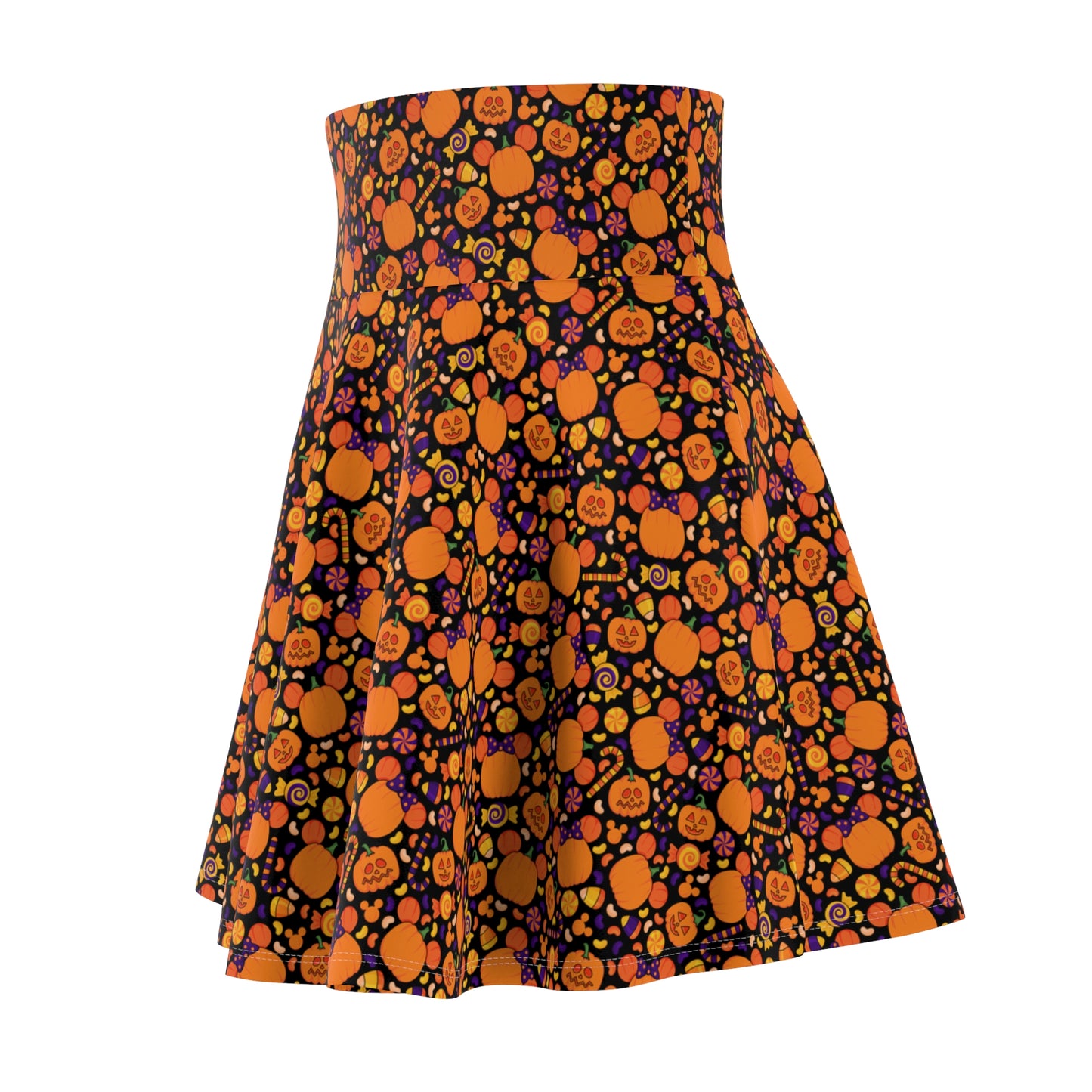 Pumpkins And Candy Women's Skater Skirt