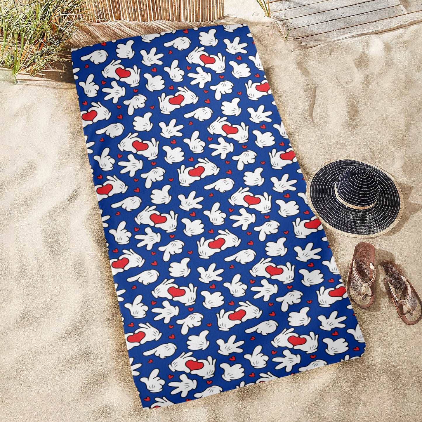 Happy Hands Beach Towel