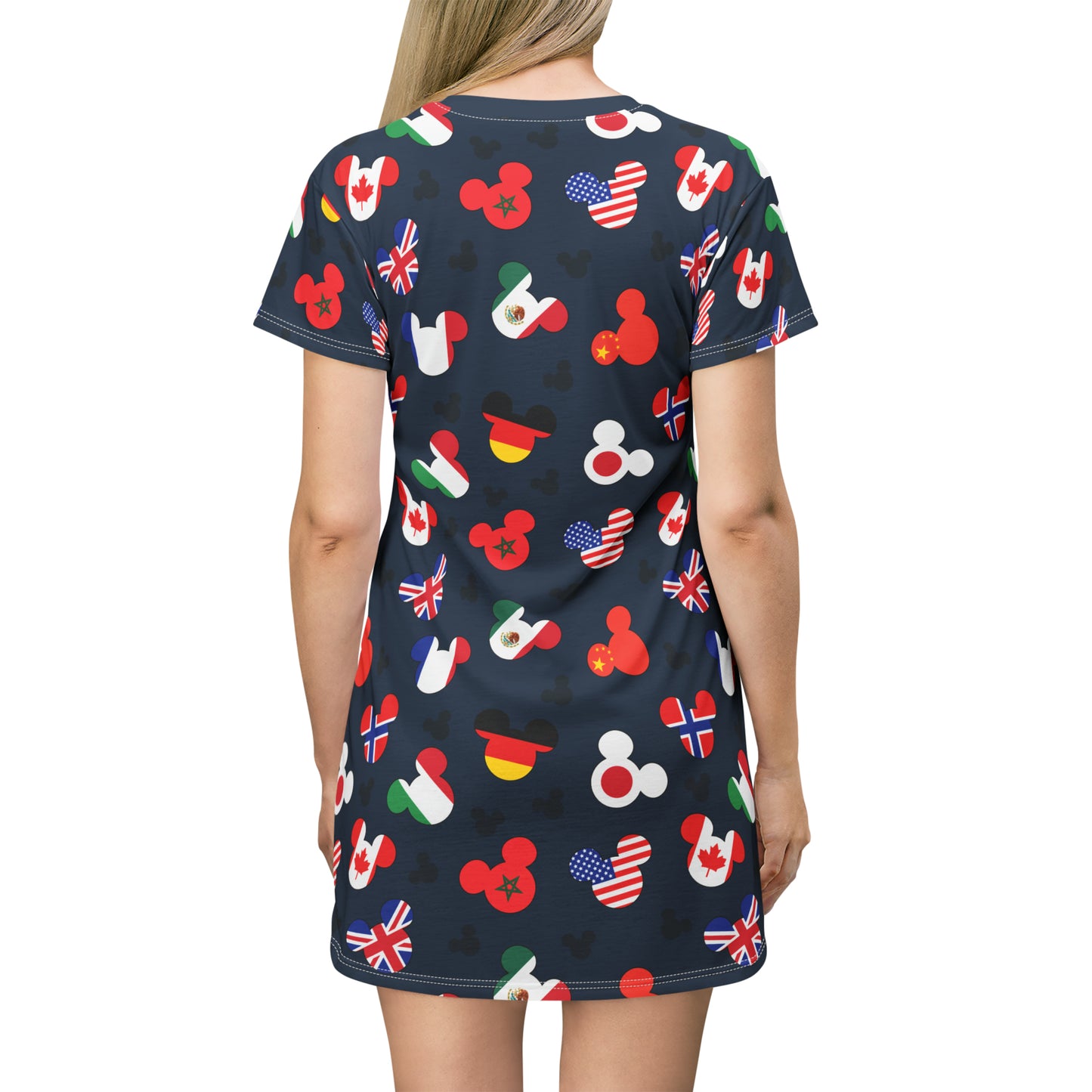 Disney World Epcot Around The World T-Shirt Dress