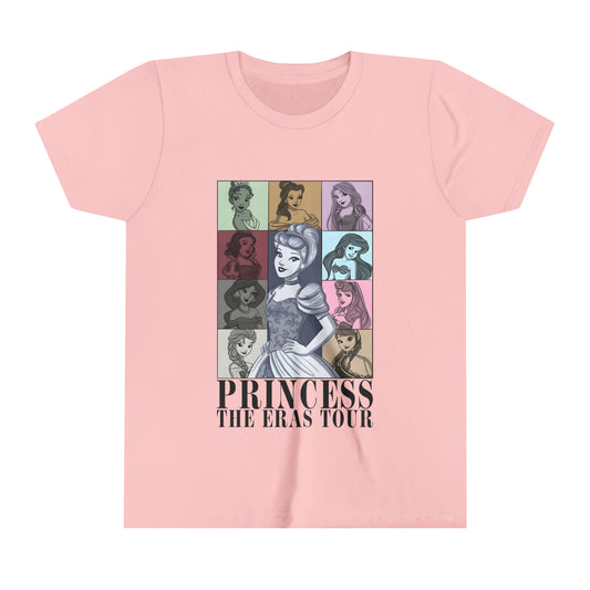 Princess The Eras Tour Dark Youth Short Sleeve T-Shirt