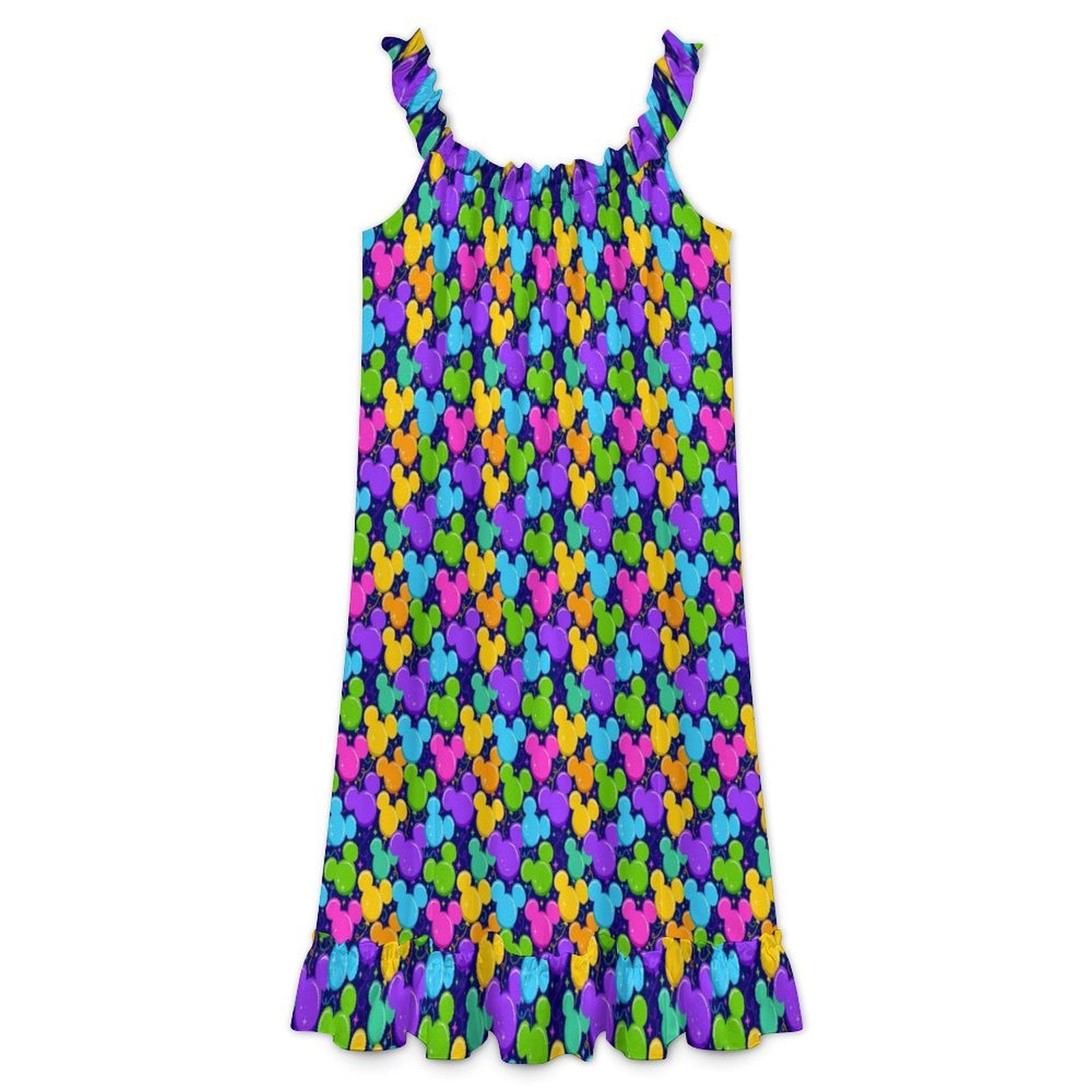 Women's Ruffled Strap Dress - Ambrie