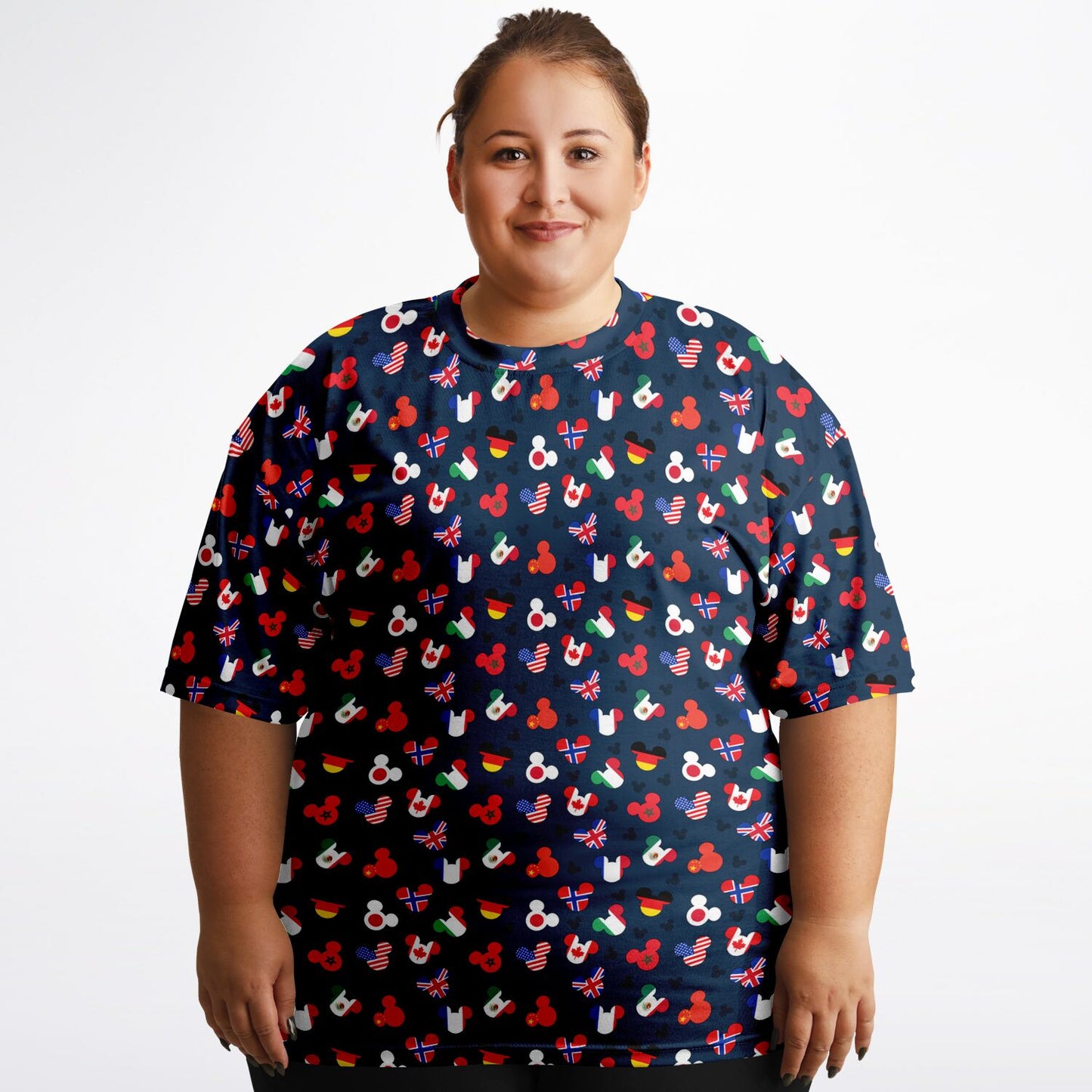 Mickey Flags Unisex Plus-size T-Shirt