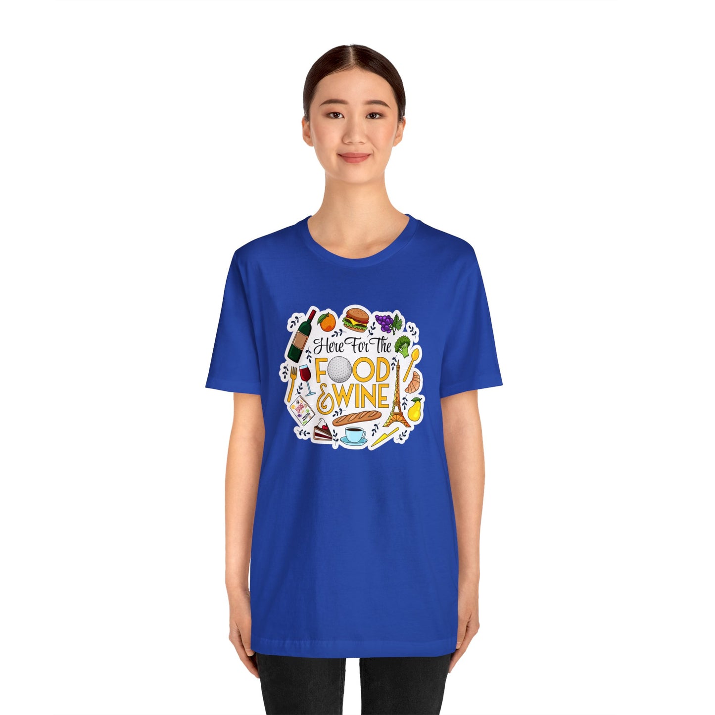 Food And Wine Unisex Gaphic Tee