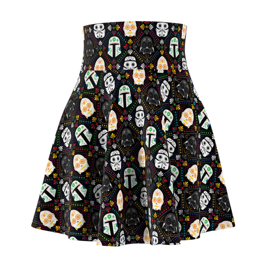 Star Wars Colorful Galactic Women's Skater Skirt