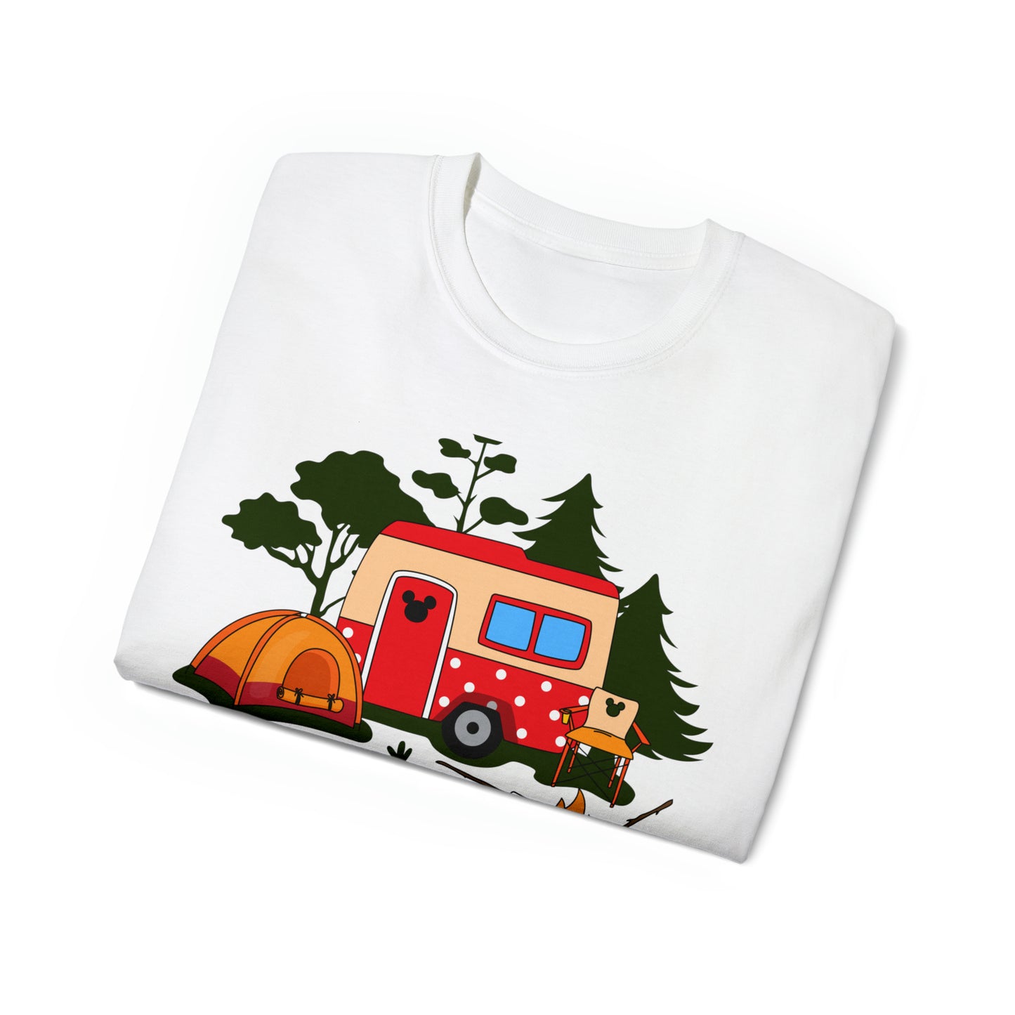 I'd Rather Be Camping Unisex Graphic Tee