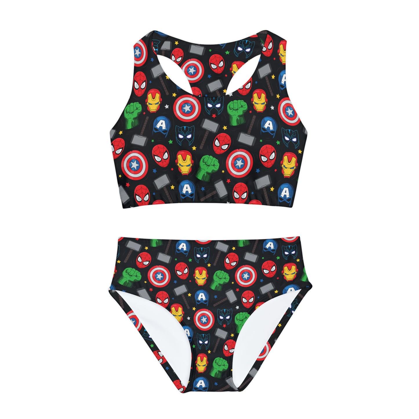 Super Heroes Girls Two Piece Swimsuit