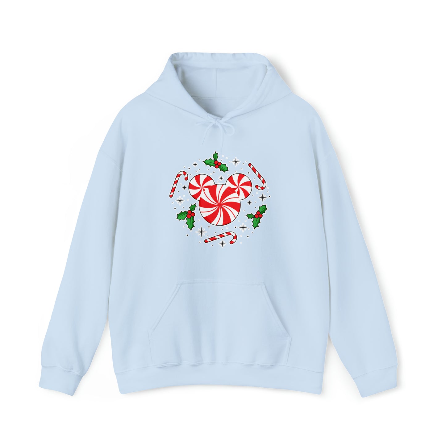 Peppermint Candy Unisex Hooded Sweatshirt