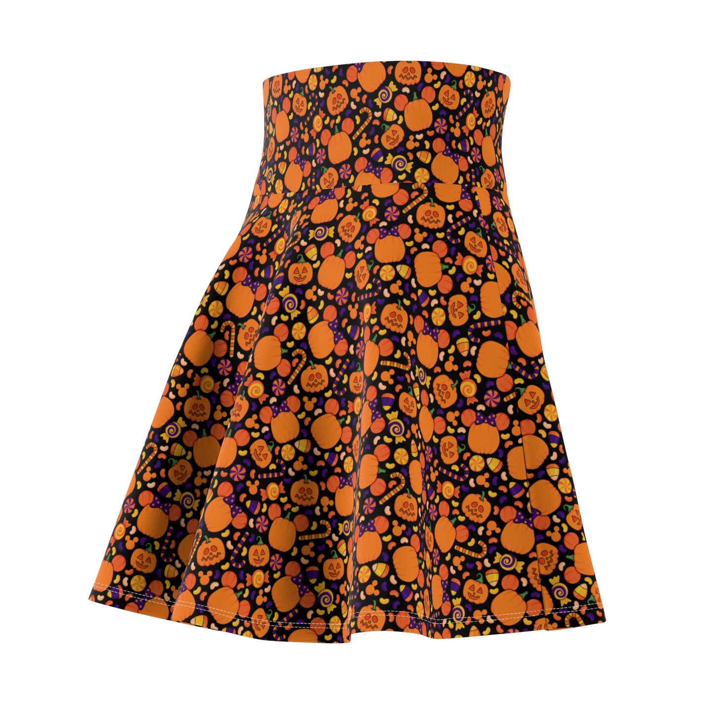 Pumpkins And Candy Women's Skater Skirt