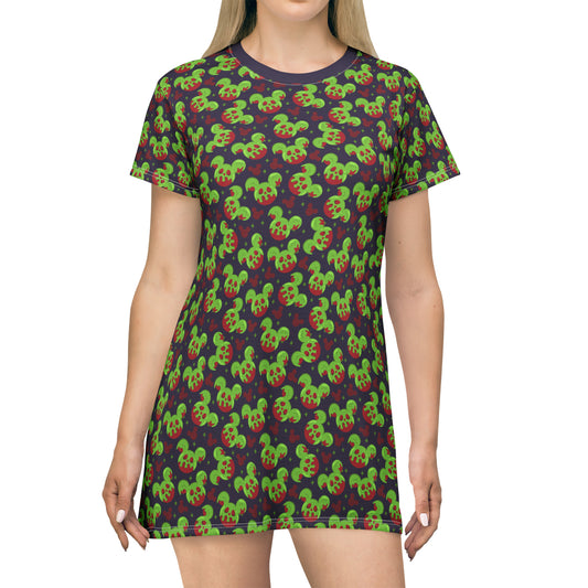 Magical Evil Apple T-Shirt Dress