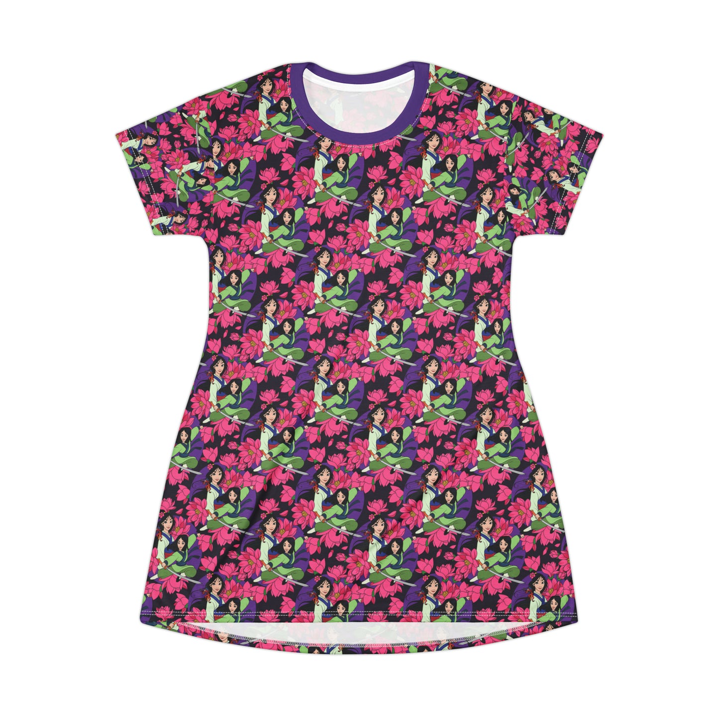 Disney Mulan Blooming Flowers T-Shirt Dress