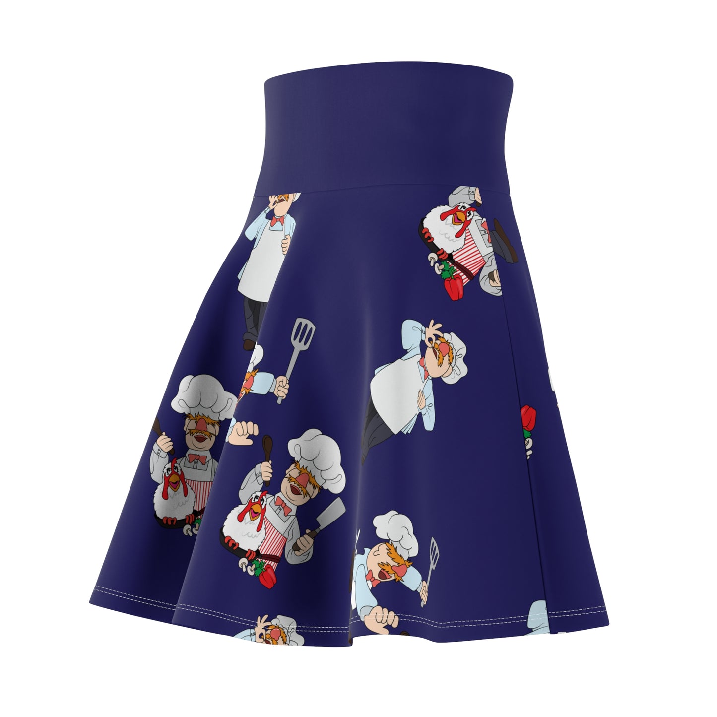 Muppets Chef Wine And Dine Women's Skater Skirt