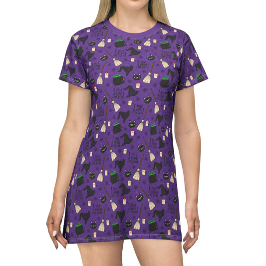 Disney Hocus Pocus I Put A Spell On You T-Shirt Dress