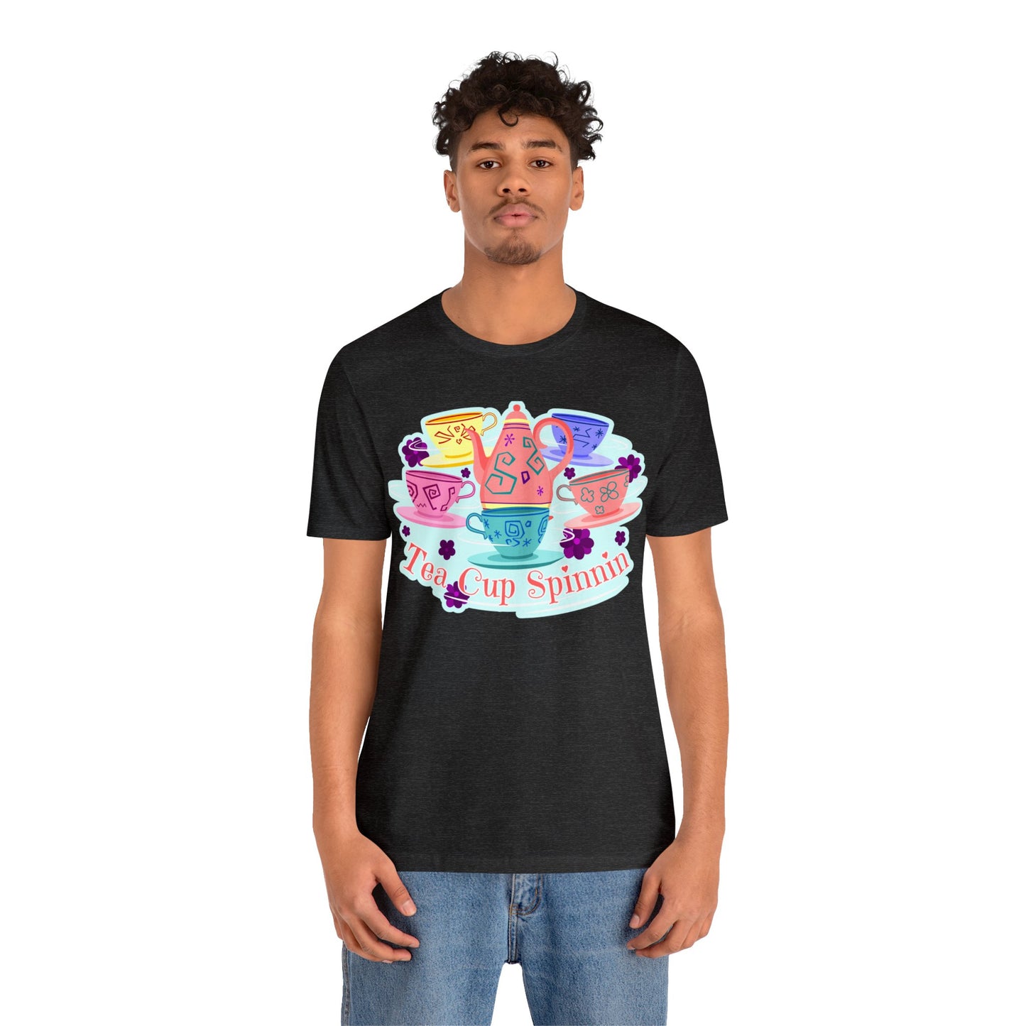 Tea Cup Spinnin Unisex Graphic Tee