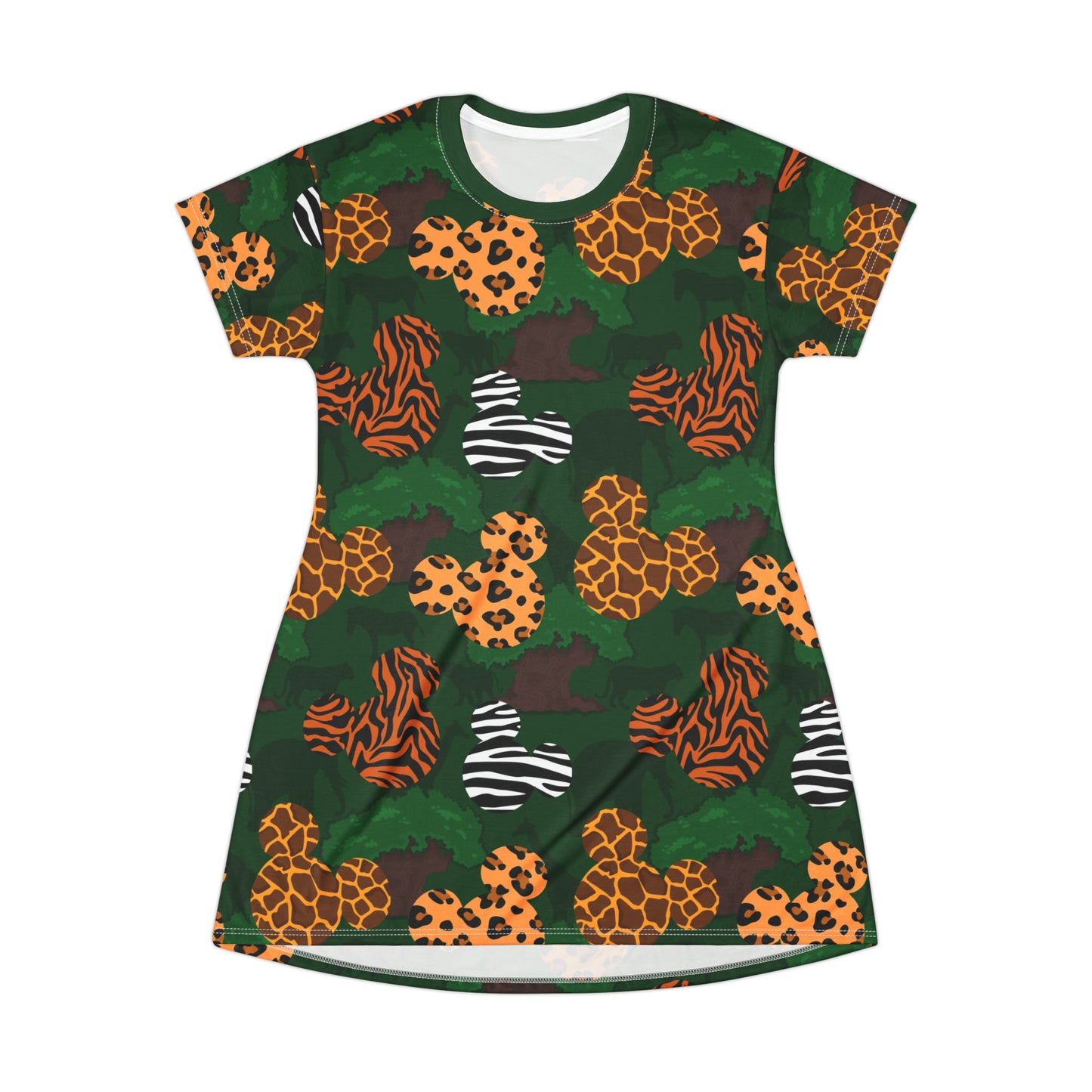 Animal Prints T-Shirt Dress