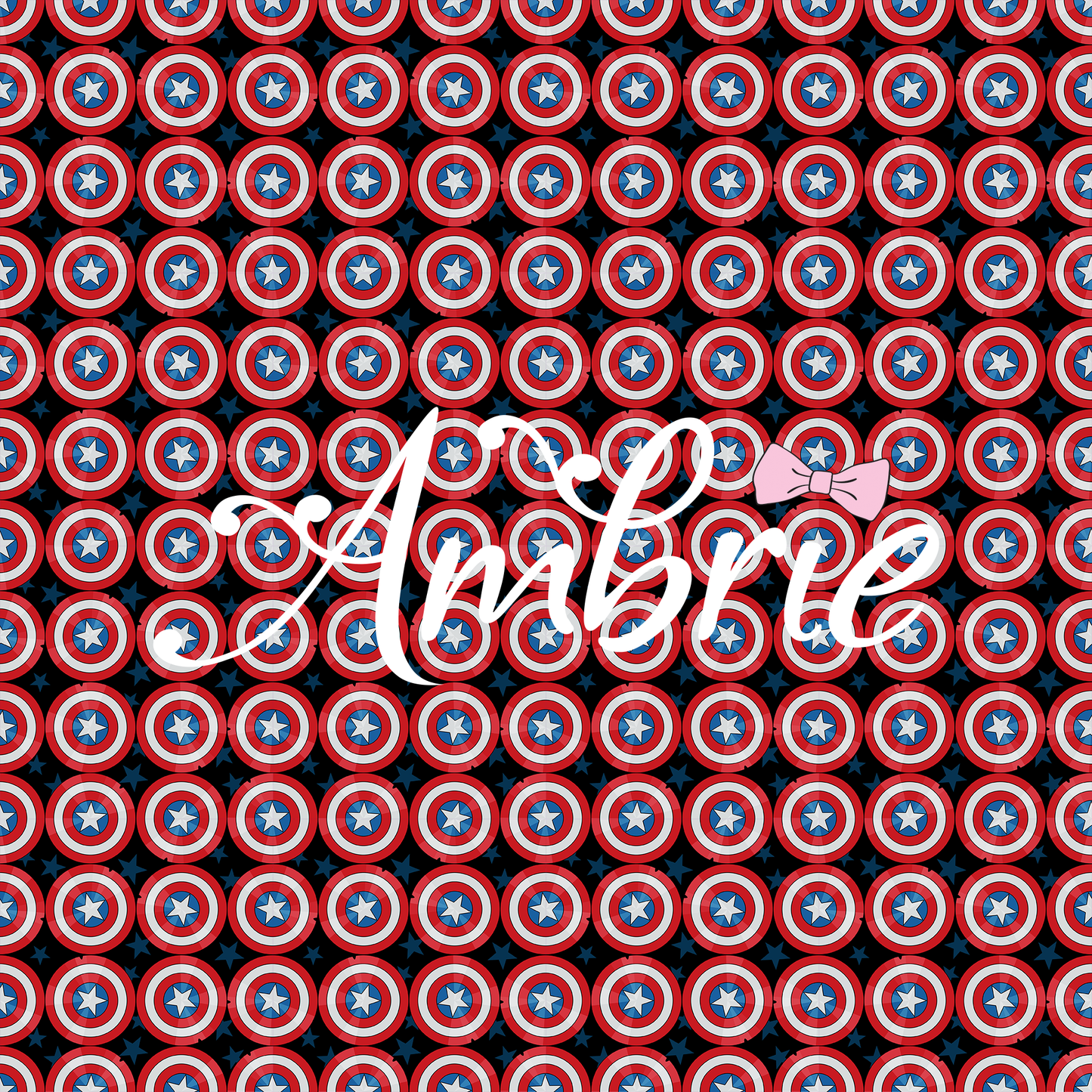 Captain America Seamless Pattern, Magical Cartoon Seamless pattern, Fabric Sublimation