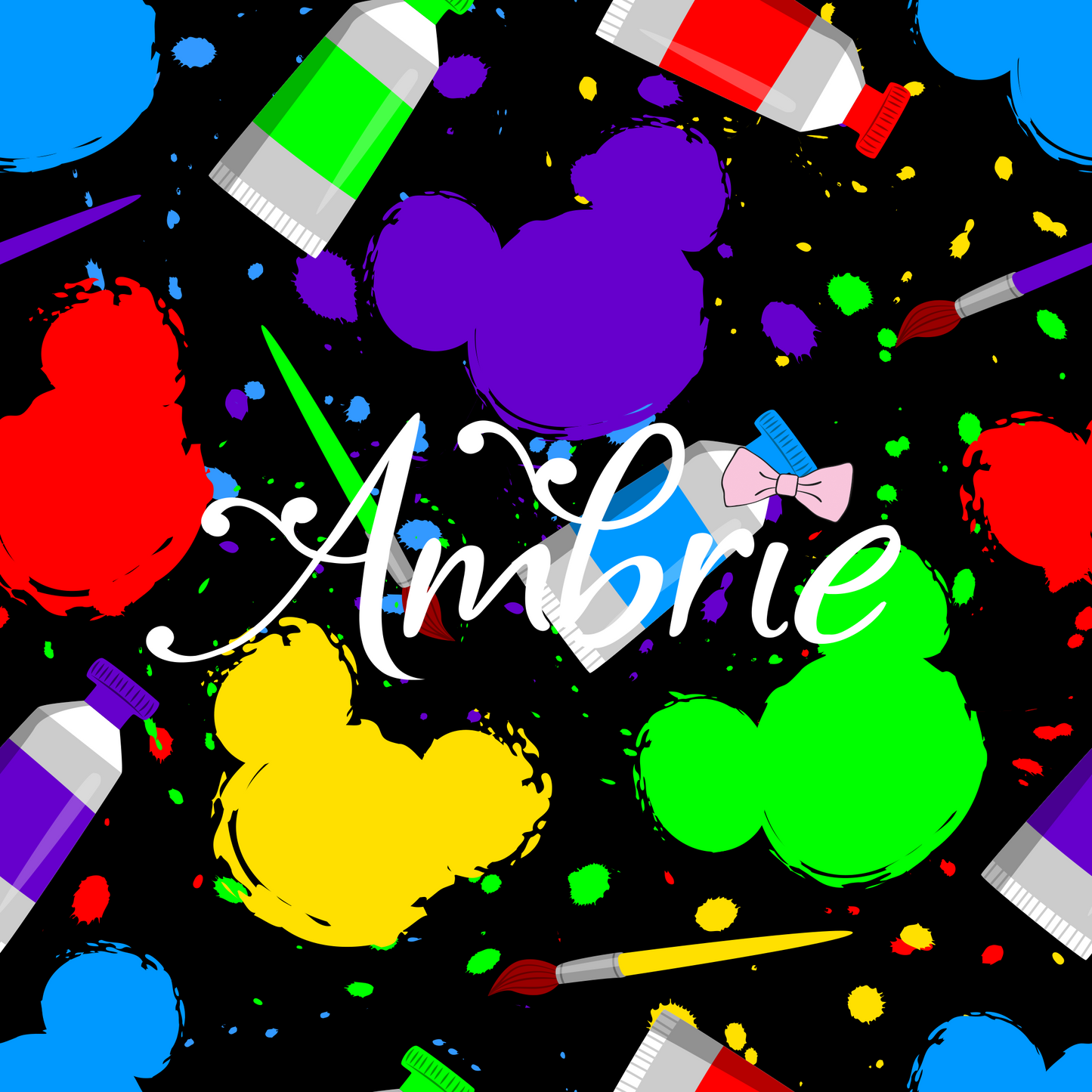 Art Festival Seamless Pattern, Magical Cartoon Seamless pattern, Fabric Sublimation