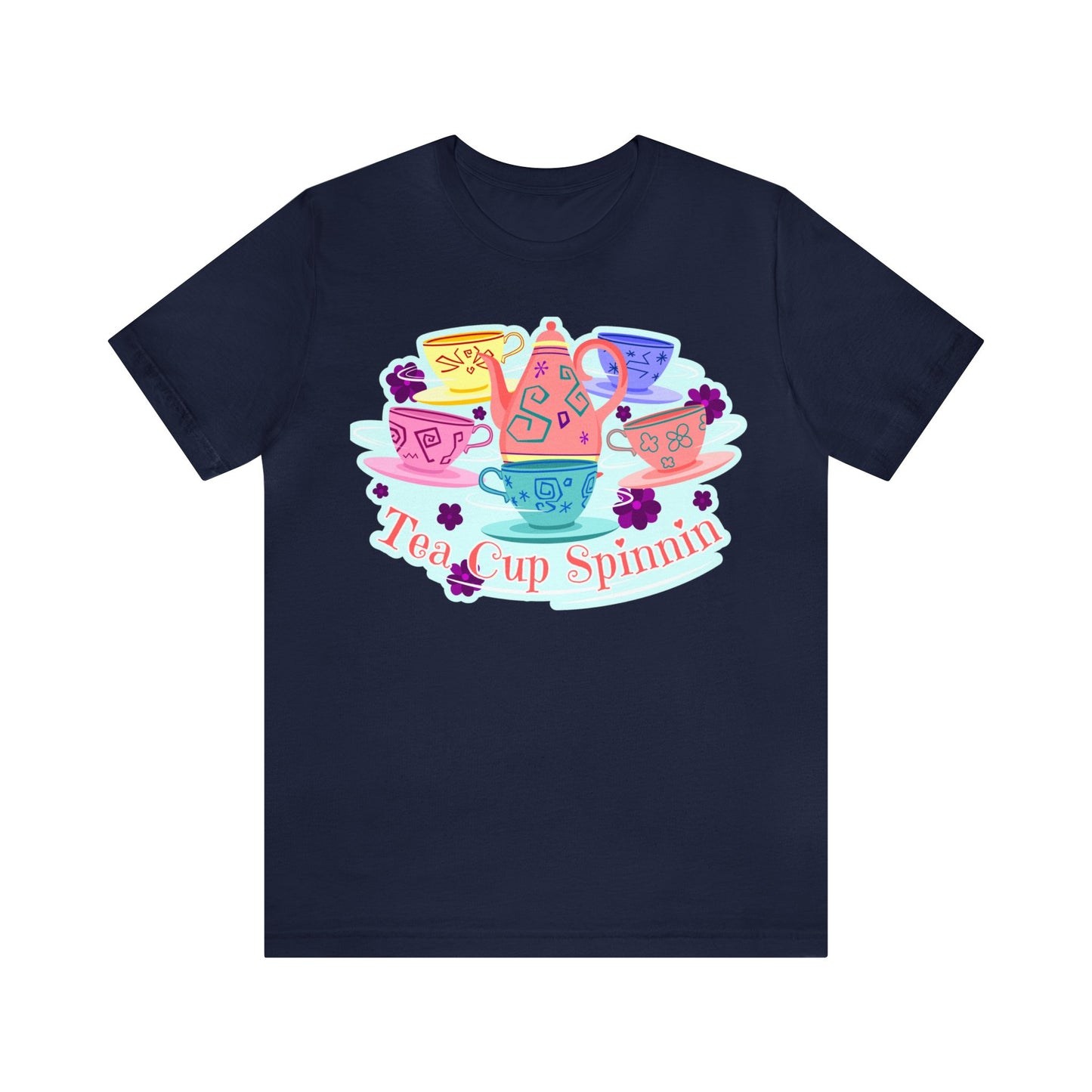 Tea Cup Spinnin Unisex Graphic Tee