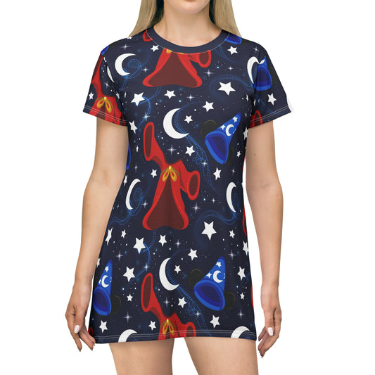 Sorcerer's Cape T-Shirt Dress