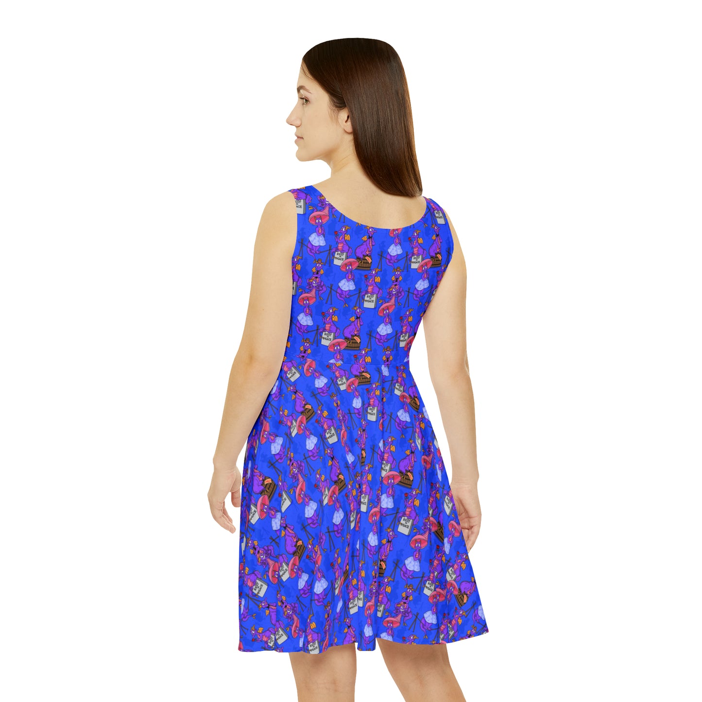 Haunted Mansion Figment Women's Skater Dress