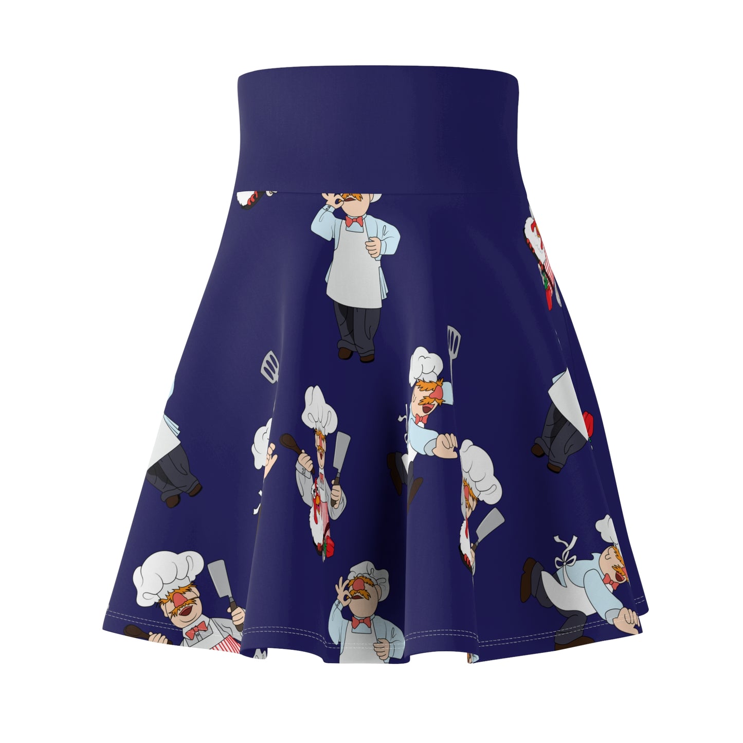 Muppets Chef Wine And Dine Women's Skater Skirt