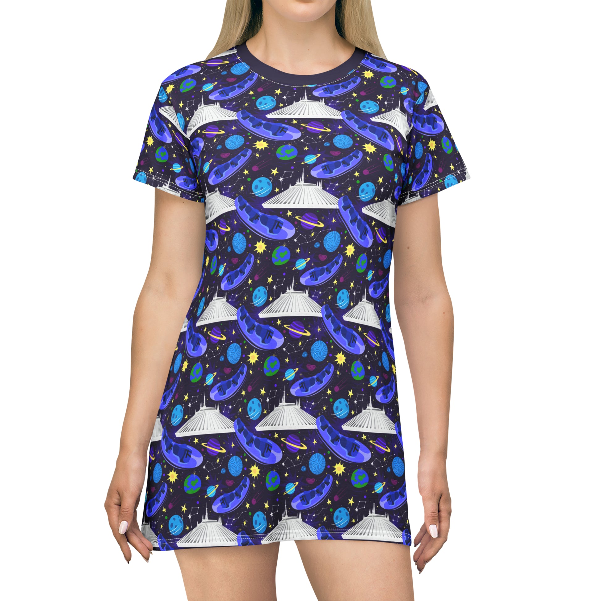Space Mountain T-Shirt Dress - Ambrie