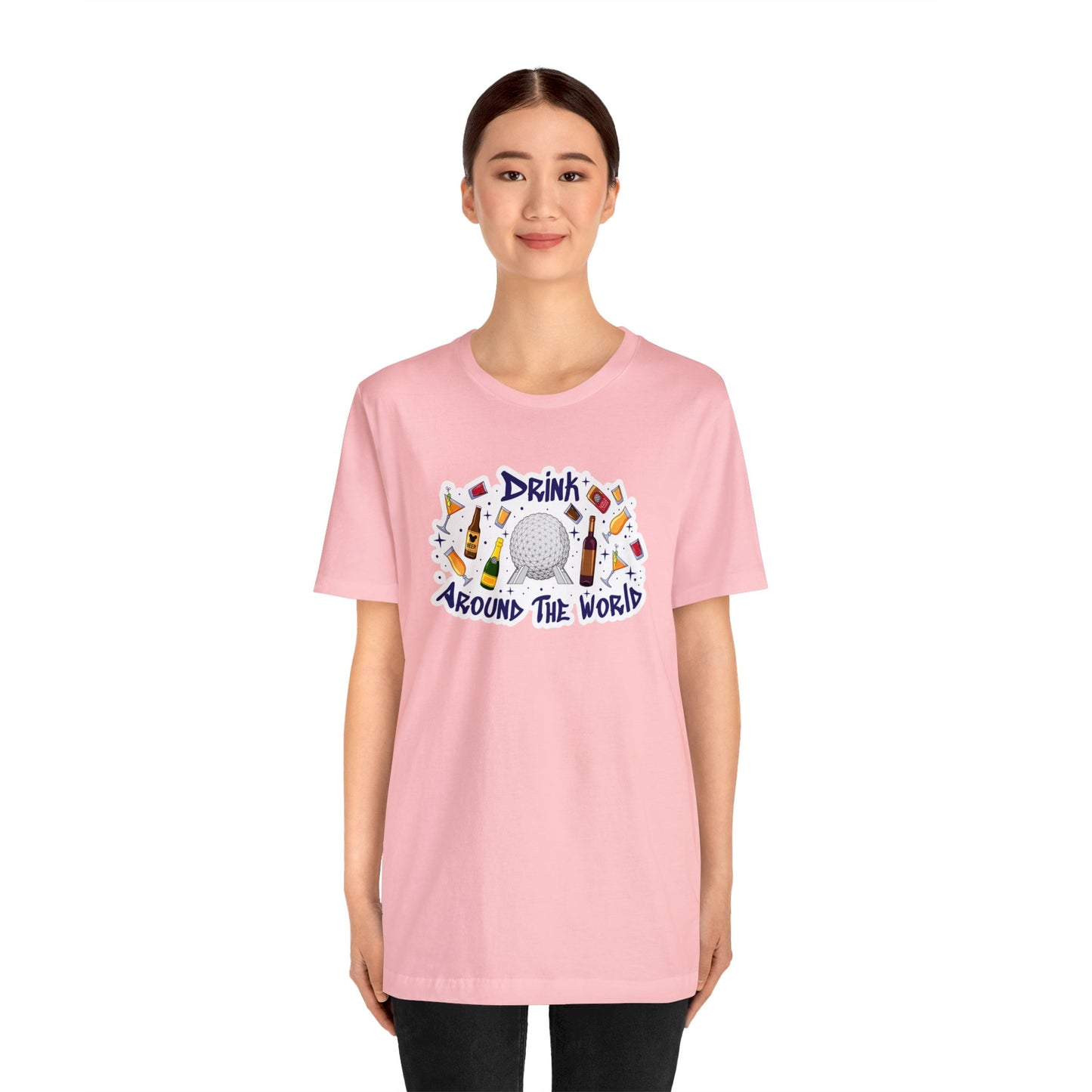 Drink Around The World Unisex Graphic Tee
