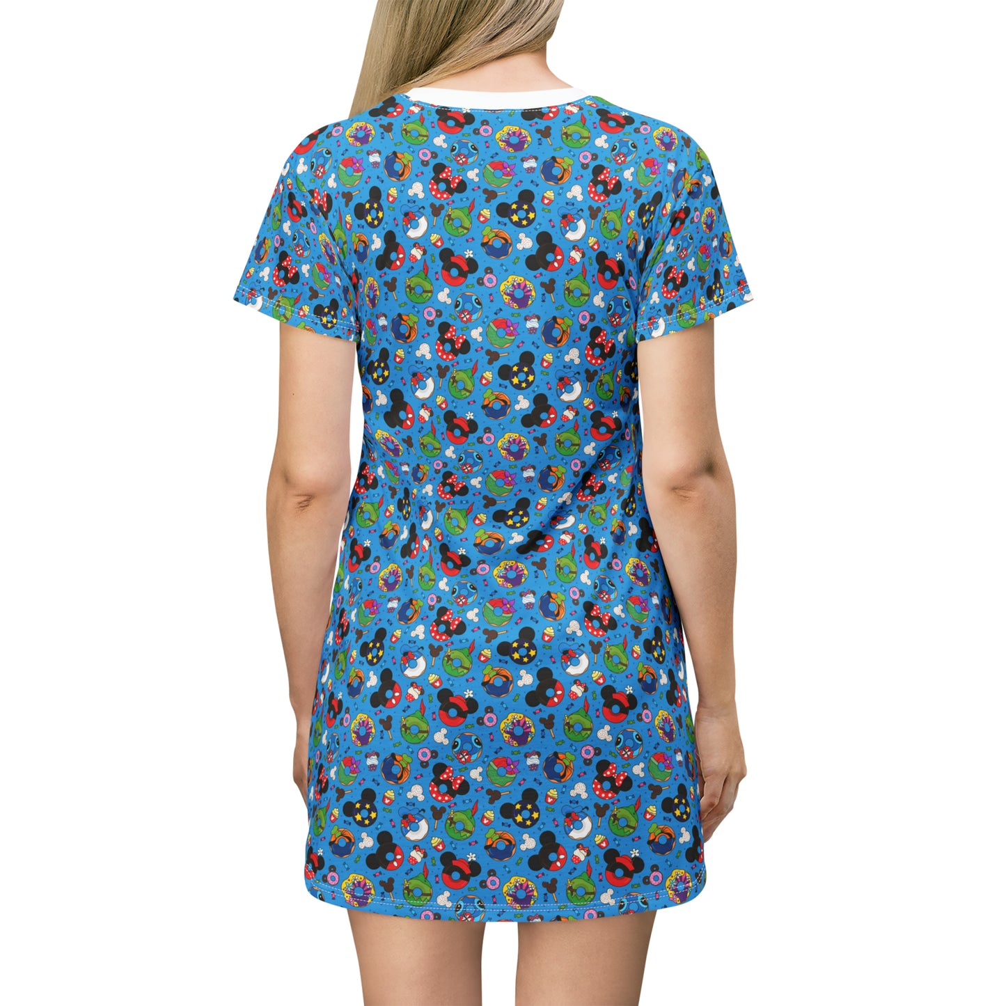 Character Donuts T-Shirt Dress