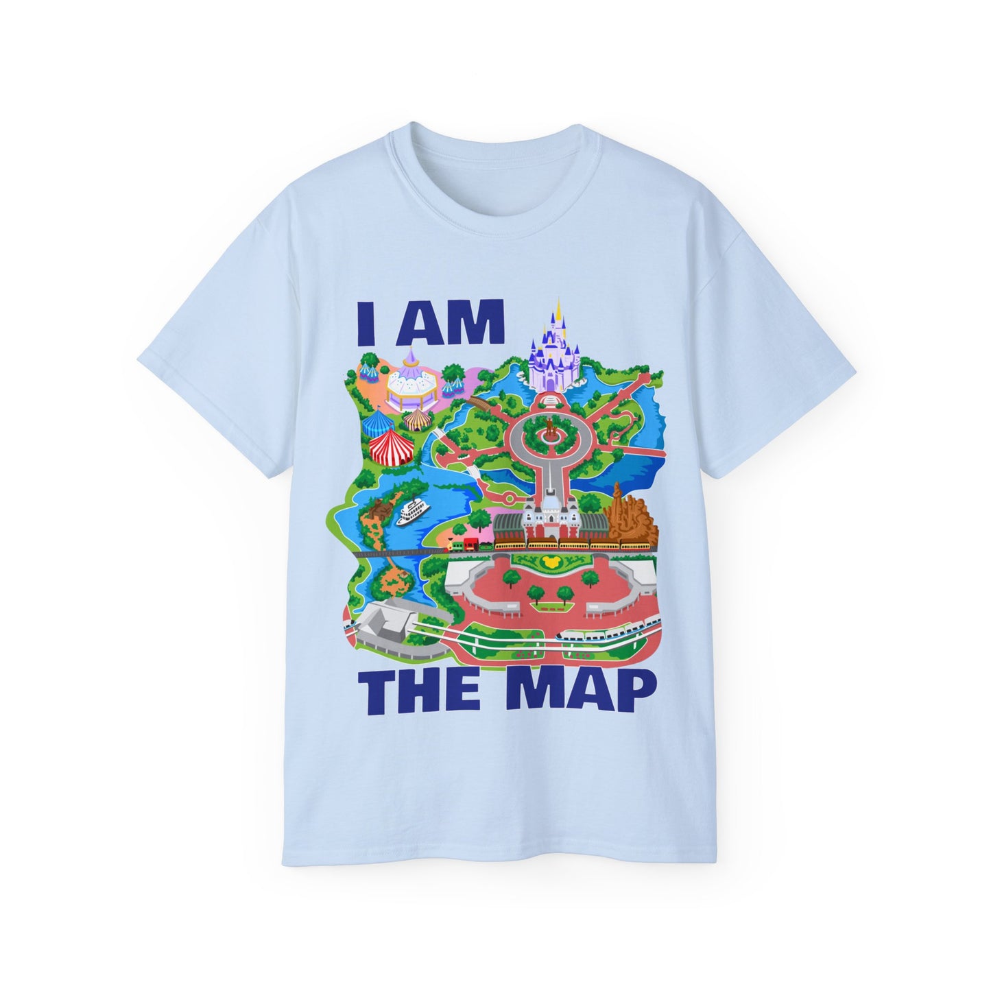 I Am The Map Unisex Graphic Tee