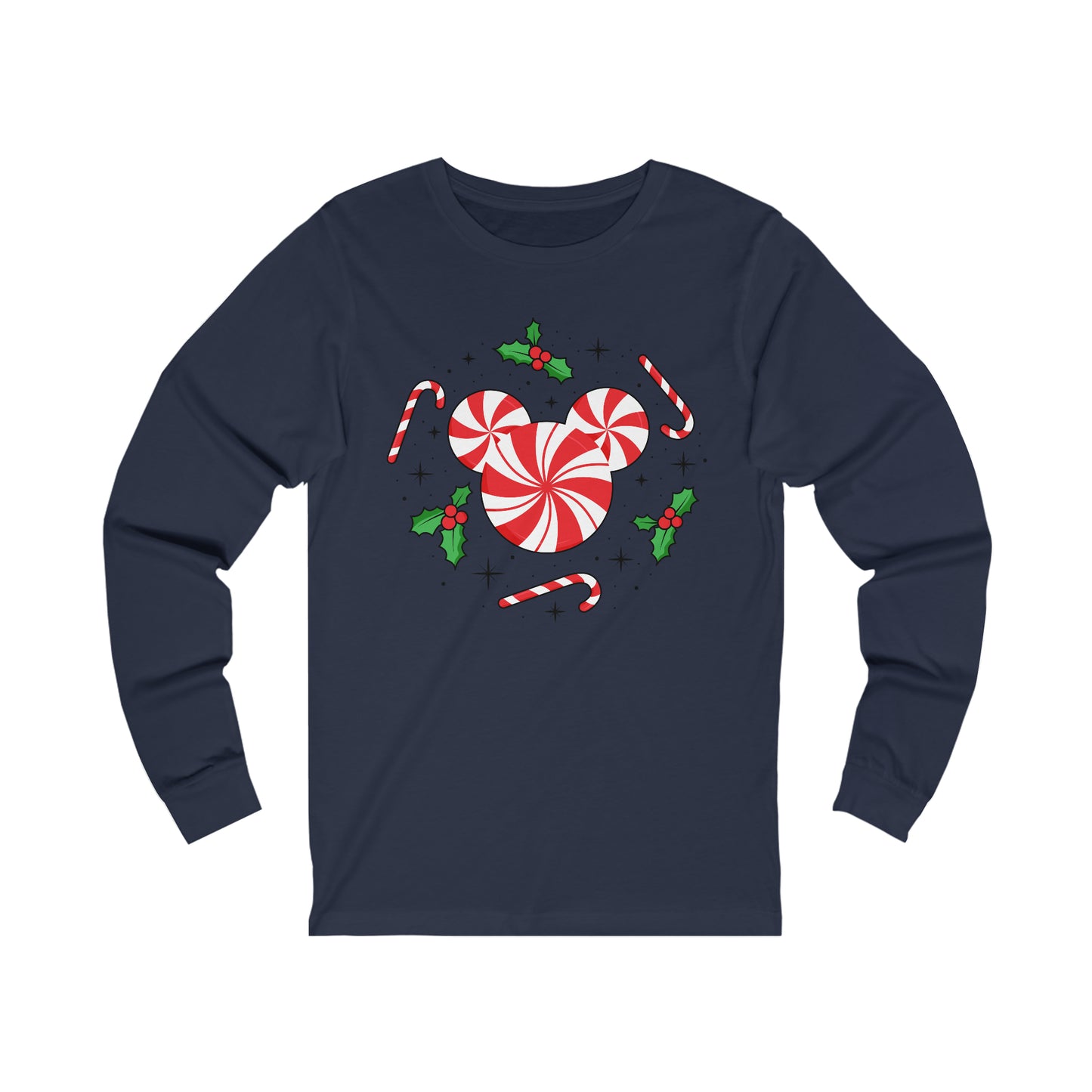 Peppermint Candy Long Sleeve Graphic Tee