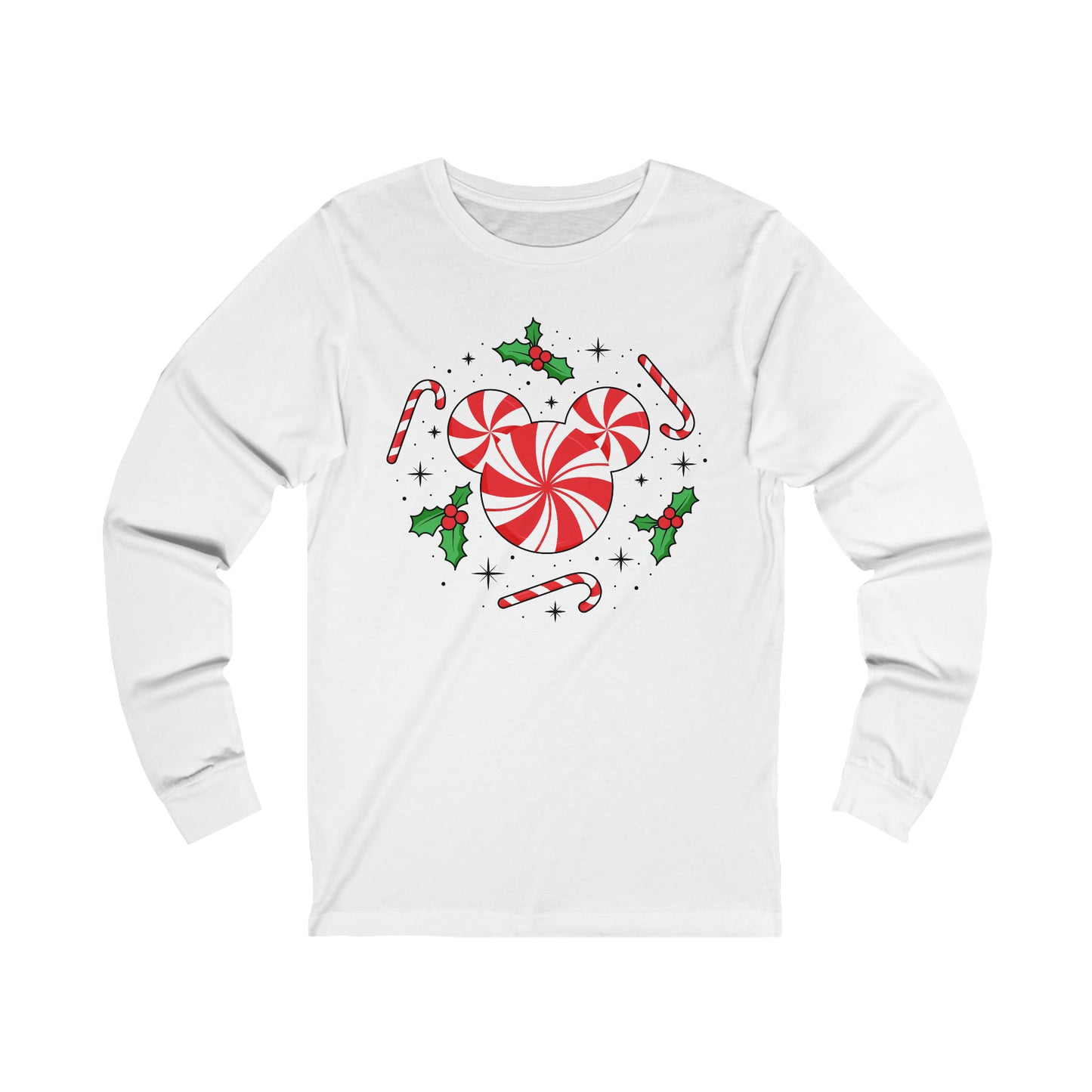 Peppermint Candy Long Sleeve Graphic Tee