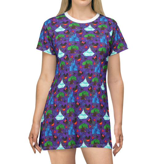 Park Hopper Fireworks T-Shirt Dress