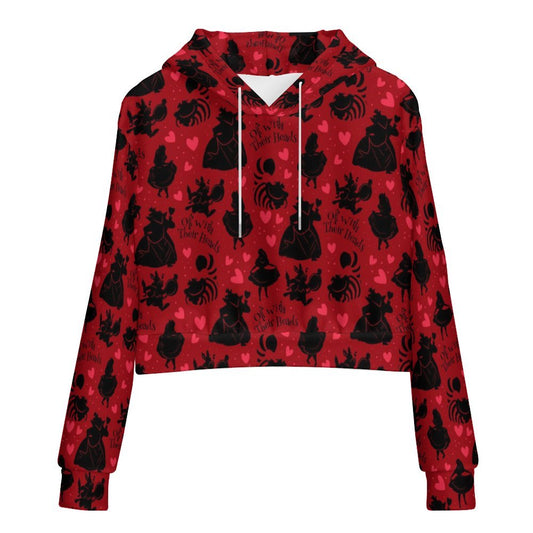 Off With Their Heads Women's Cropped Hoodie