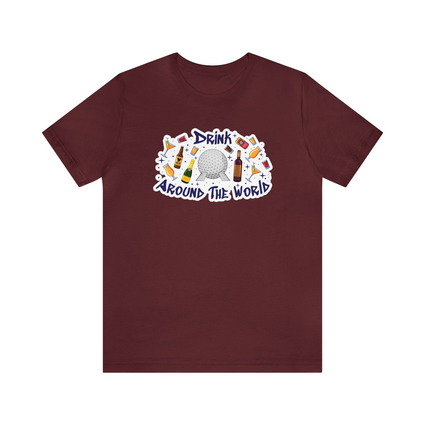 Drink Around The World Unisex Graphic Tee