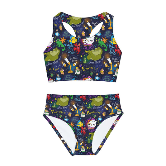 Sidekicks Girls Two Piece Swimsuit