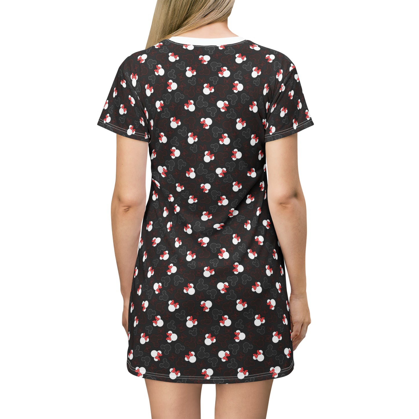 Mickey And Minnie Dots T-Shirt Dress