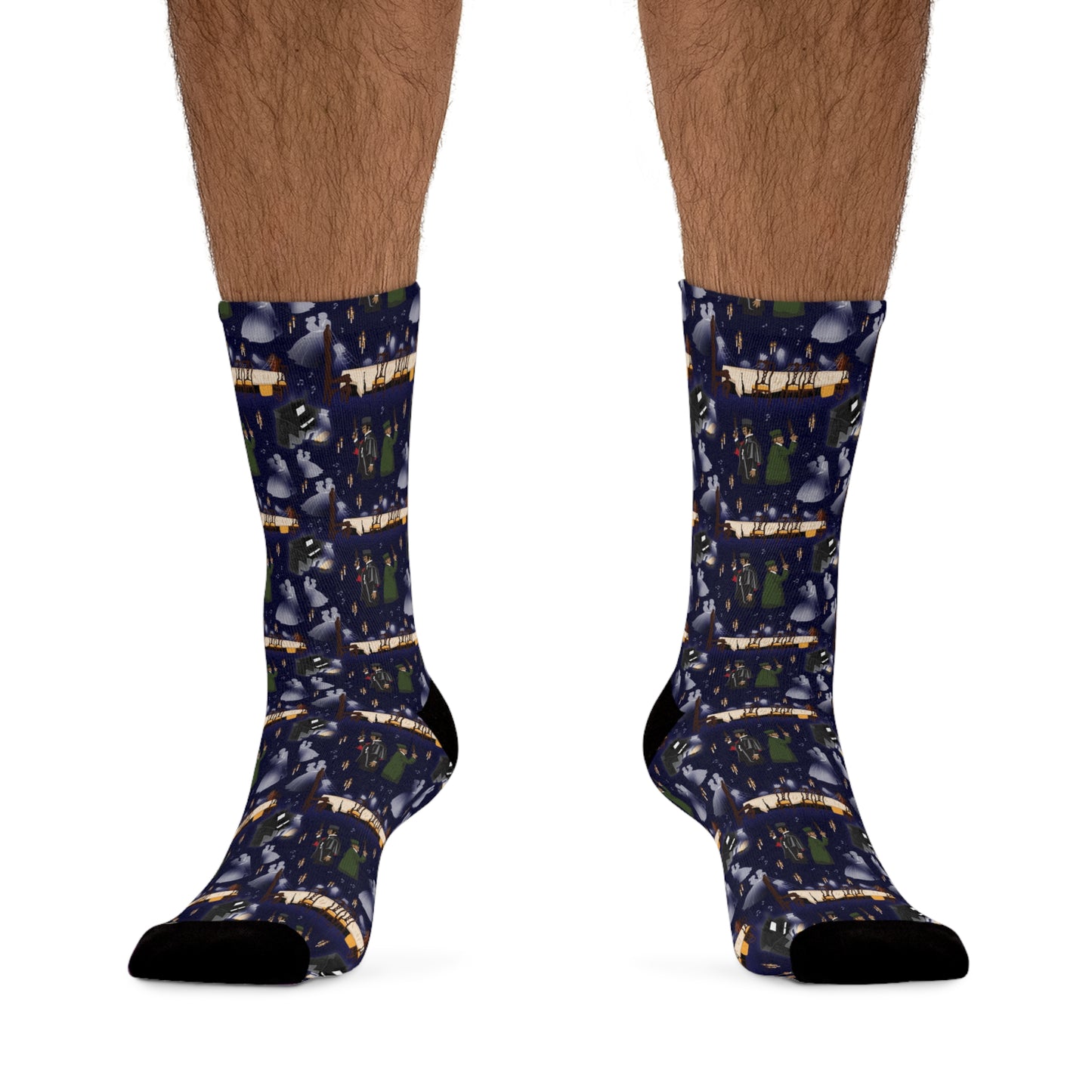 Disney Haunted Mansion Haunted Ballroom Socks