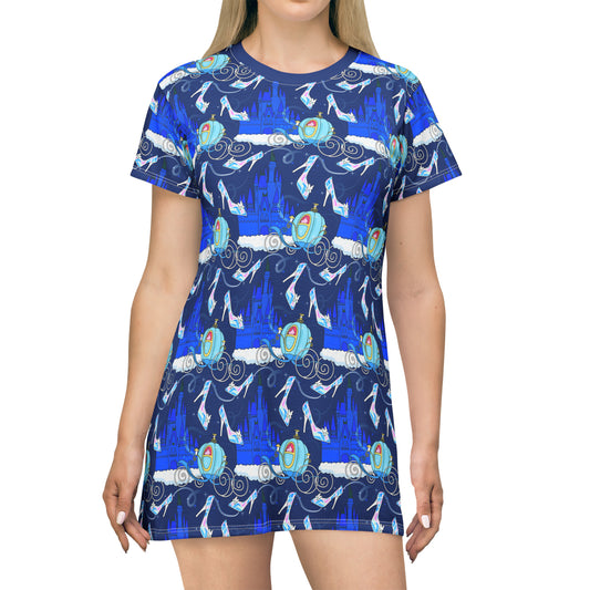 Disney Cinderella Glass Slippers T-Shirt Dress