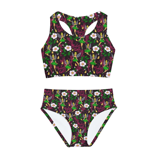 Tinker Bell Girls Two Piece Swimsuit