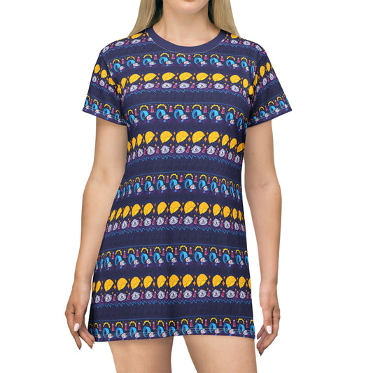 Disney Emporer's New Groove Emperor's Line T-Shirt Dress