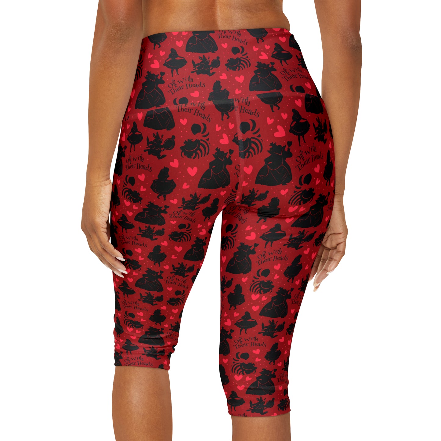 Off With Their Heads Athletic Capri Leggings