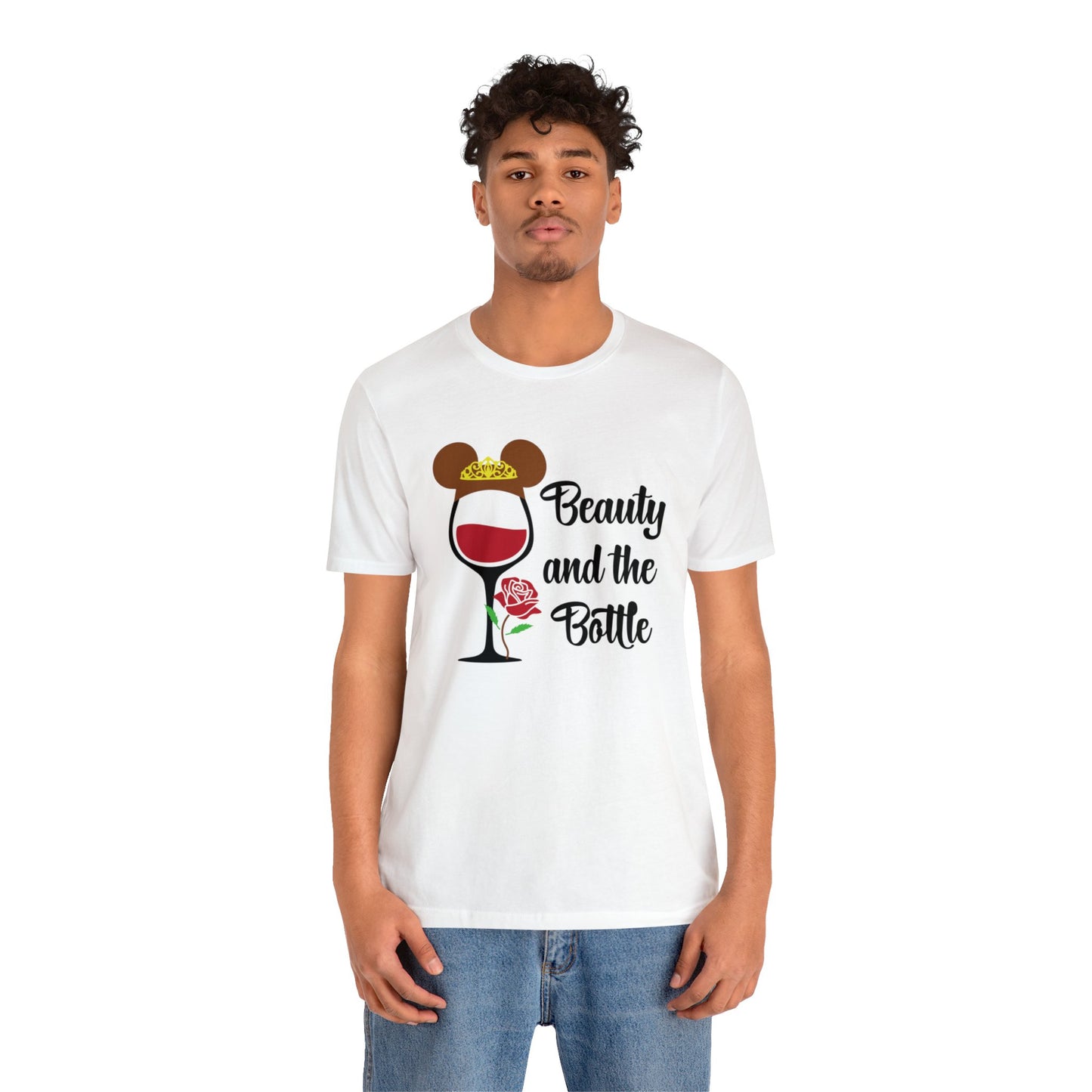 Beauty And The Bottle Unisex Graphic Tee