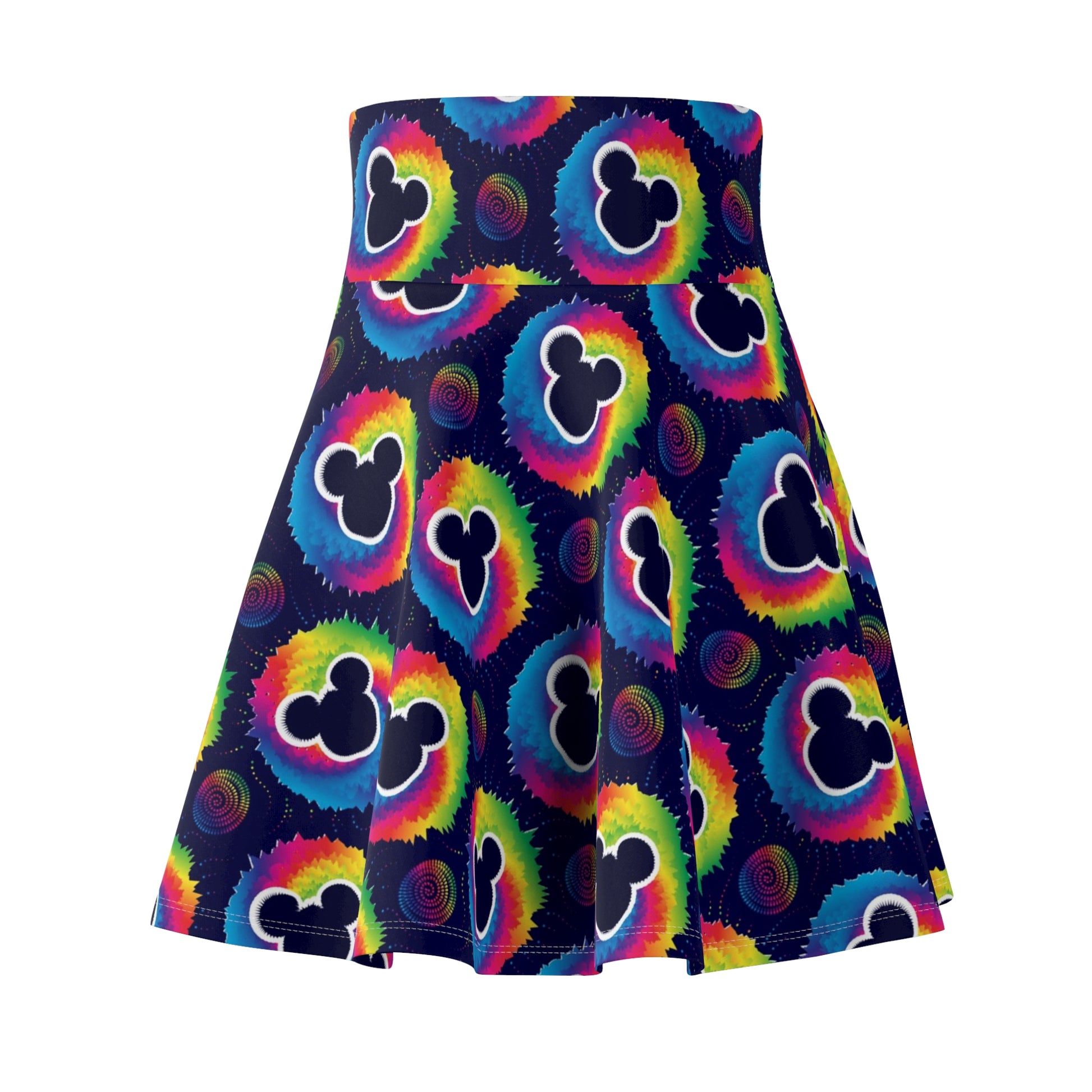 Tie Dye Women's Skater Skirt - Ambrie