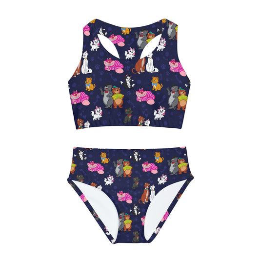 Cat Favorites Girls Two Piece Swimsuit